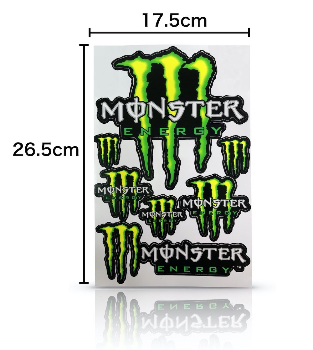  Monster Energy можно выбрать 4 цвет стикер переводная картинка водонепроницаемый наклейка MonsterEnergy