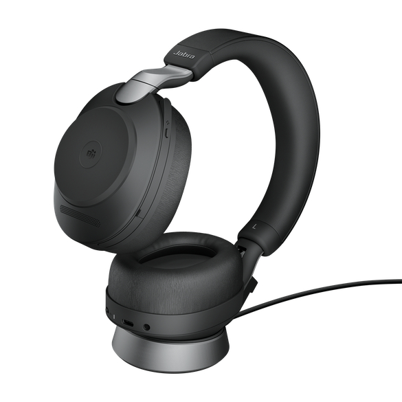 Jabra Jabra EVOLVE2 85 USB-C MS Stereo 充電スタンド付 28599-999-889（ブラック） Evolve イヤホンマイク、ヘッドセットの商品画像