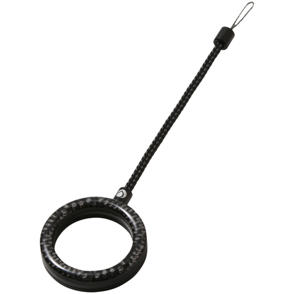 Finger Ring Strap Aluminum Combination DFR-CA04BBK （カーボン/ブラック）の商品画像