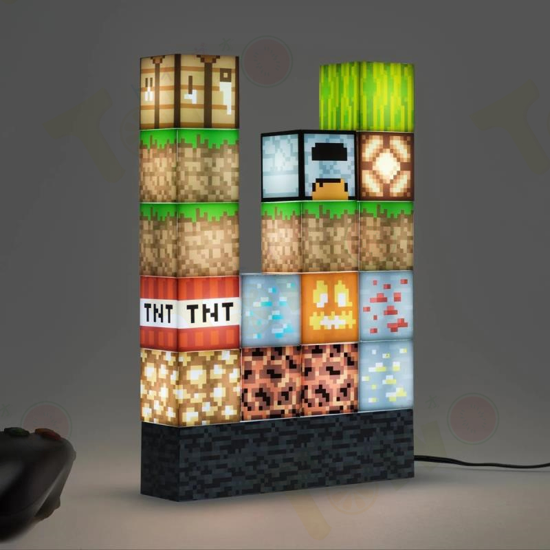 Minecraft led character light my n craft Micra goods USB supply of electricity block toy block light present birthday gift man girl 