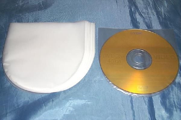 CD*DVD. бумага жакет для внутри пакет ( белый цвет винил )100 шт. комплект 