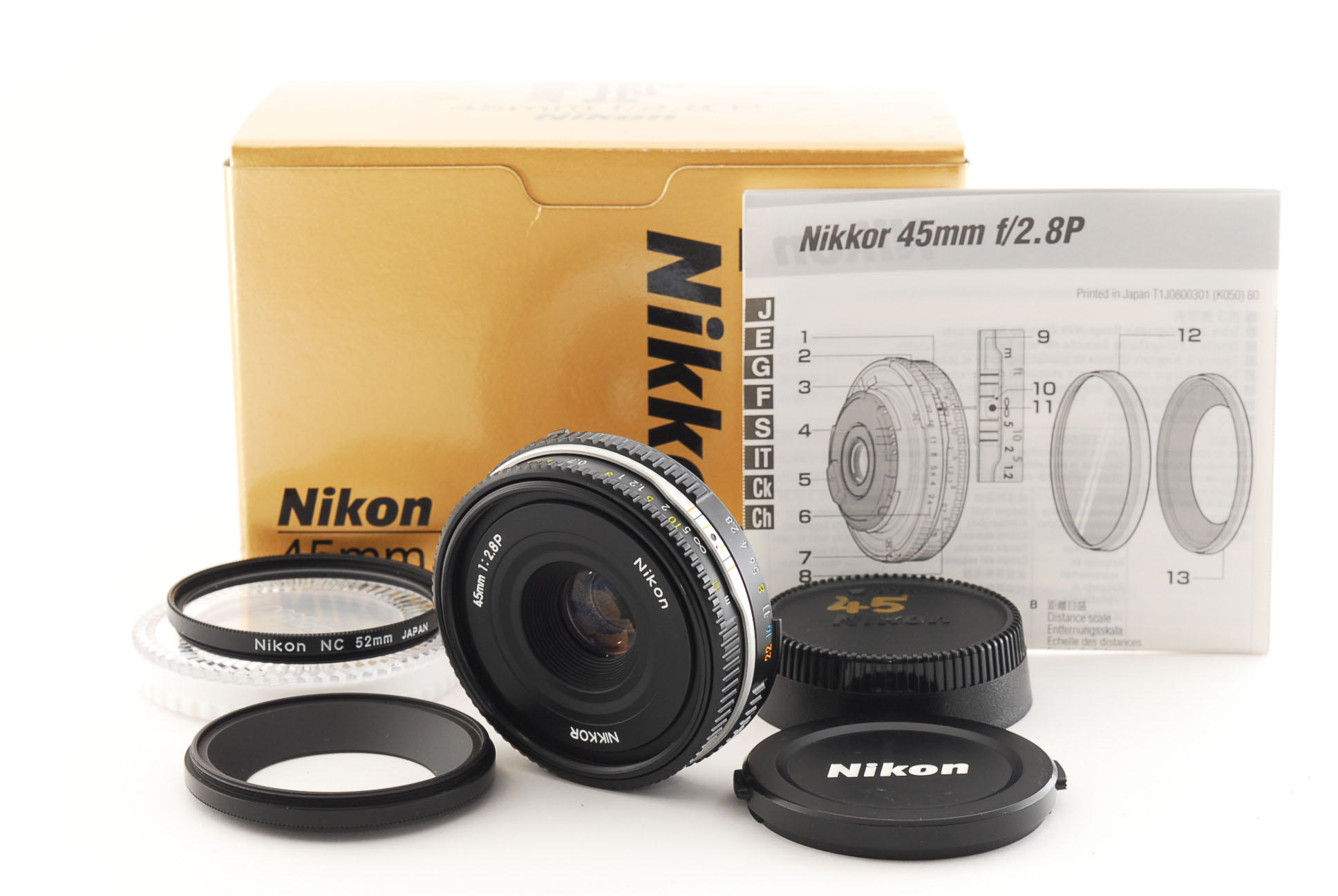 ニコン Ai Nikkor 45mm F2.8P （ブラック） 交換レンズ - 最安値・価格
