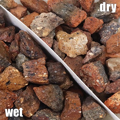  кирпич Brown 15kg / двор гравий модный diy гравий кровать вид кирпич . грамм Jarry кровать гравий садоводство diy вне конструкция экстерьер 