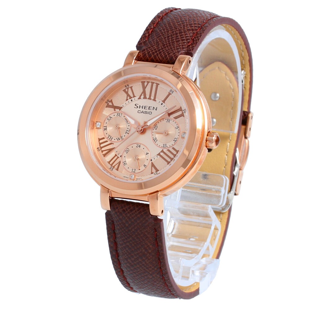 Casio シーン Multi Hand 海外モデル She 3034gl 7a Sheen Casio レディースウォッチ 最安値 価格比較 Yahoo ショッピング 口コミ 評判からも探せる