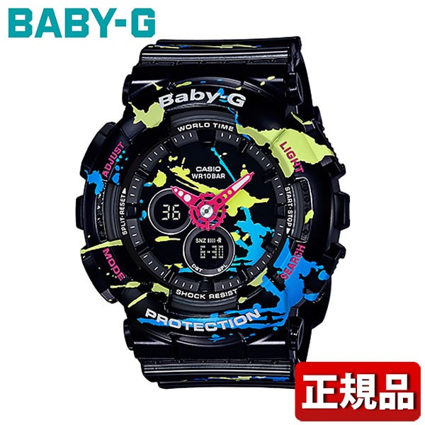 本日限定価格❤️CASIO Baby-G デジタル腕時計 ブラック❤️最終お値下げ BABY-G ポイント最大6倍 CASIO カシオ Baby-G ベビーG スプラッター