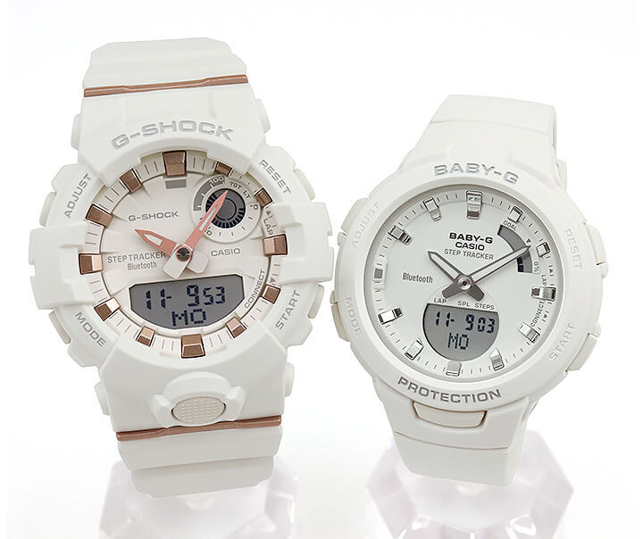 保存版 Casio カシオ ペアウォッチ G Shock Gショック Baby G ベビーg Gma B800 7a Bsa B100 7a メンズ レディース 腕時計 Bluetooth対応 ホワイト 白 海外モデル 321beatz Com