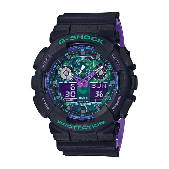 G-SHOCK Gショック CASIO カシオ GA-100BL-1AJF アナログ デジタル 