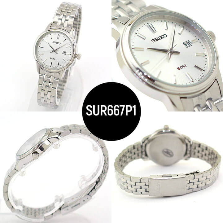 モデル ポイント最大6倍 黒 ブラック 青 ブルー 銀 シルバー メタル 腕時計 メンズ アクセの加藤時計店 Seiko セイコー Neo Classic ネオクラシック カレンダー アナログ レディース 腕時計 海外モデル カラーで