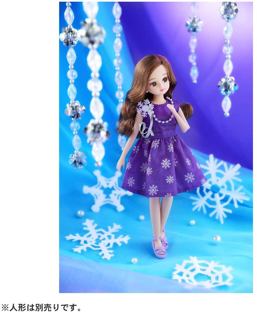 снят с производства Licca-chan платье LW-04 snow violet 