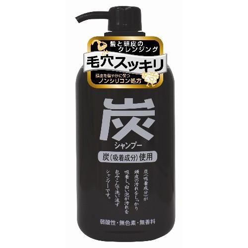 ジュン・コスメティック ジュン・コスメティック 炭シャンプー ポンプ 600ml×1個 レディースヘアシャンプーの商品画像