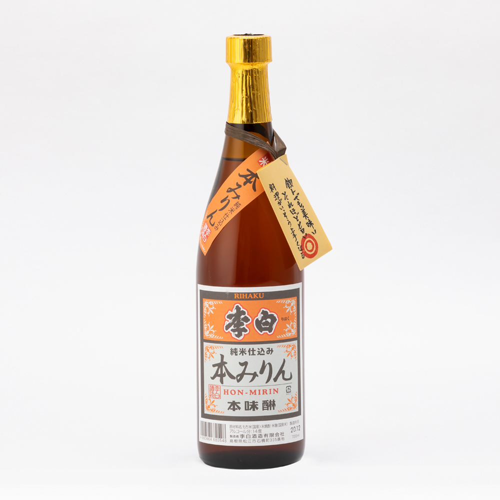 李白酒造 李白 純米本みりん 720ml ×1本の商品画像