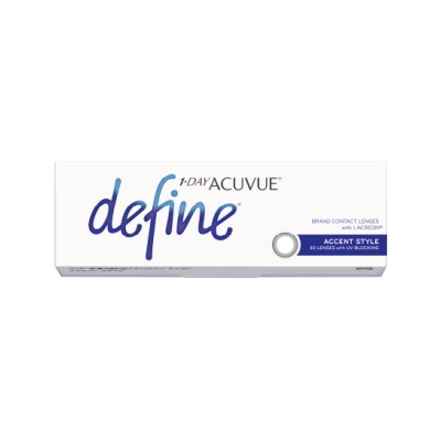 Johnson & Johnson ジョンソン・エンド・ジョンソン ワンデー アキュビュー ディファイン モイスト アクセントスタイル 30枚入り 1箱 ACUVUE カラーコンタクトレンズの商品画像