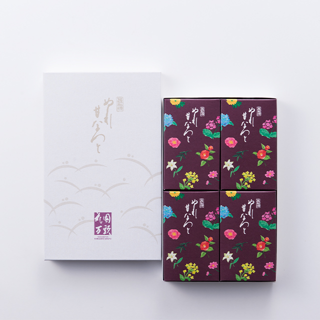  Point 2 times ~ Father's day sugared natto present Japanese confectionery gift heaven guarantee 5 year establishment Tokyo Shinjuku representative .. flower . ten thousand head ...... small box 4 piece insertion 