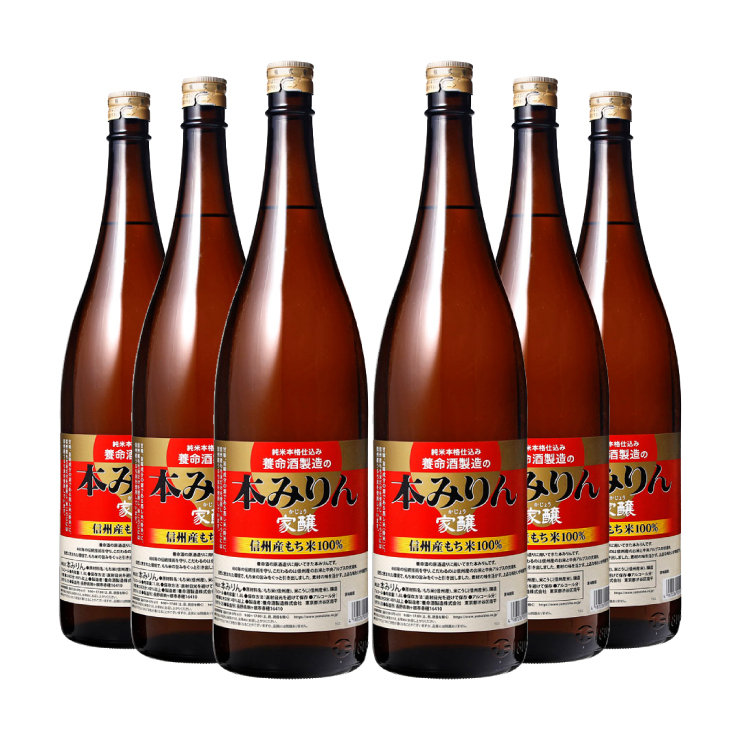 養命酒製造 養命酒酒造 家醸本みりん 1.8L×6本 本みりん（酒類）の商品画像