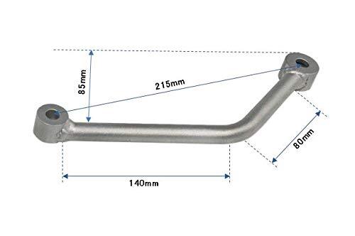 [asla Project ] muffler stay silencer stay all-purpose aluminium pitch 215mm offset 50mm