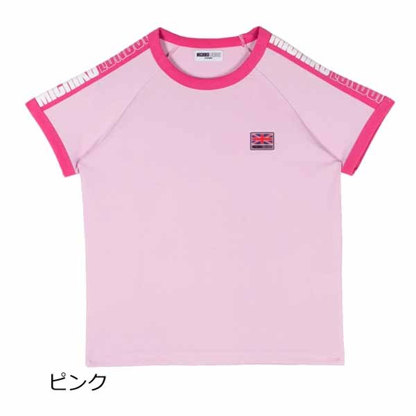 MICHIKO LONDON Golf женский одежда mok шея короткий рукав футболка MLG2S-01 22SS Michiko London Golf [ кошка pohs рейс бесплатная доставка!]