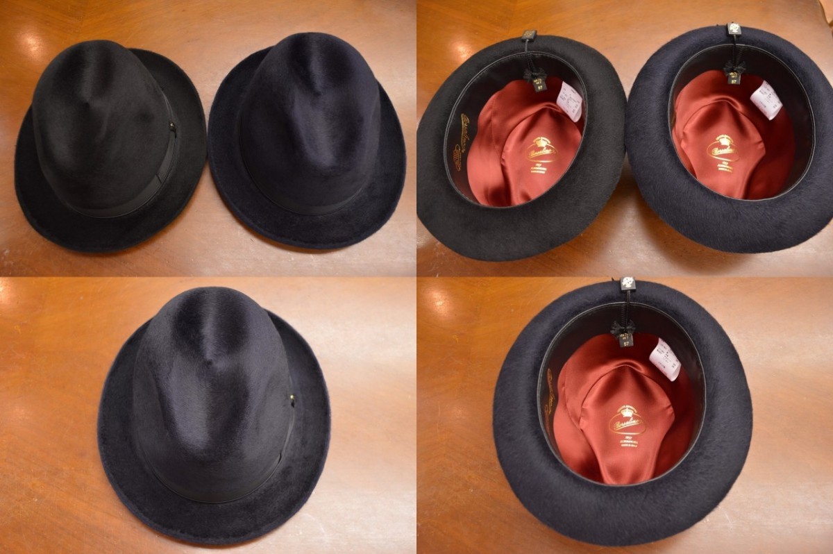 全国組立設置無料 イタリア製 Borsalino ボルサリーノ Qs Specchio スペッキオ Center Dent つまみ つば約5 5 7cm 56 62cm 安い購入 Christophermacfarland Com