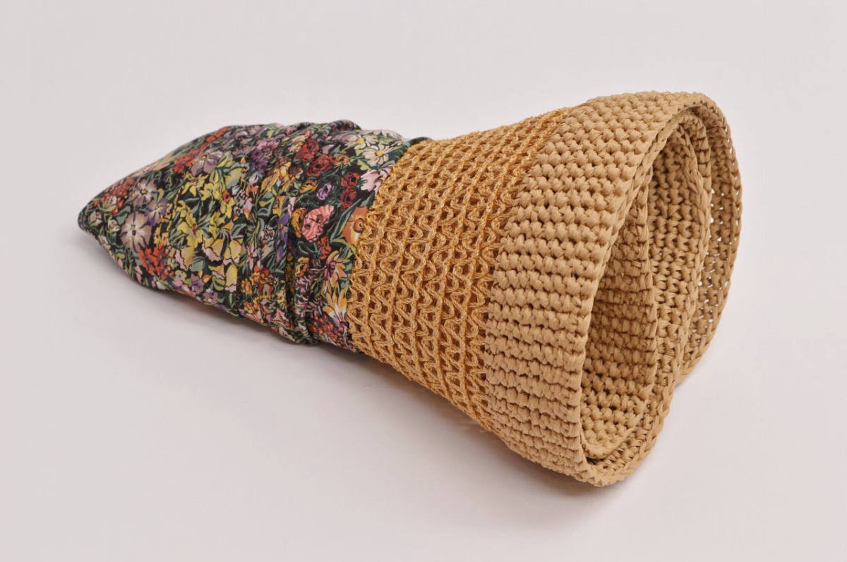 安心の定価販売 Grevi グレヴィ 花柄 コットン アバカ細編みブリム コンビ セーラー ハット 折りたたみ可 つば約11cm 56 58 5cm イタリア 安い購入 Tv Creativetalentnetwork Com