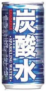 サンガリア サンガリア 炭酸水 185ml × 1本 缶 発泡水、炭酸水の商品画像