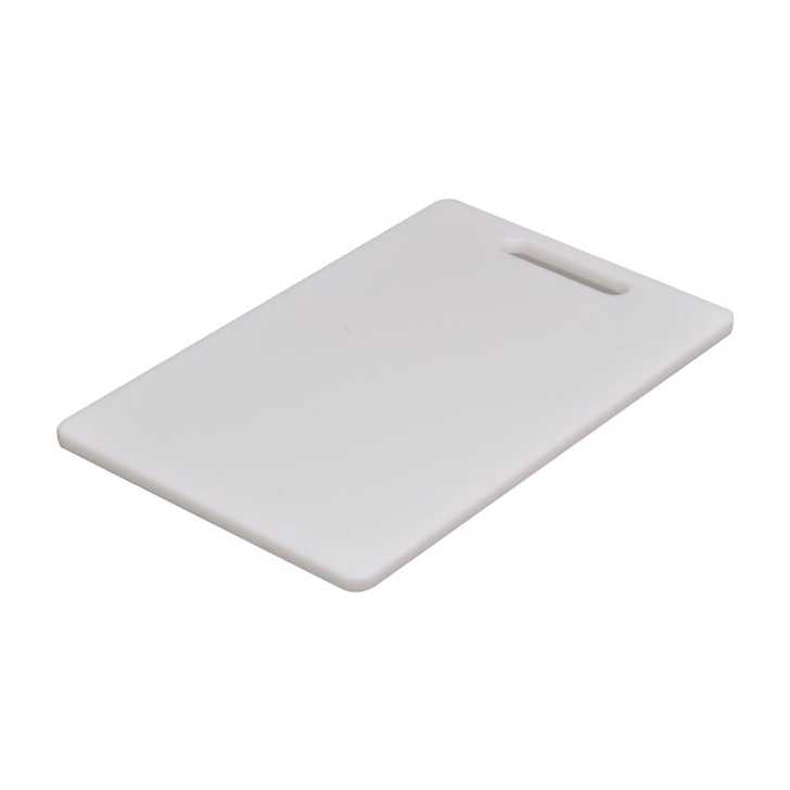 cutting board M approximately 32×20cm anti-bacterial light weight plastic white pearl metal HB-1529