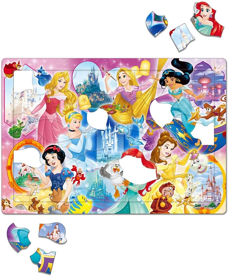  ребенок предназначенный мозаика Princess. ...( Disney Princess ) 60 деталь [ детский мозаика ] DC-60-167( тонн yo-).80cm