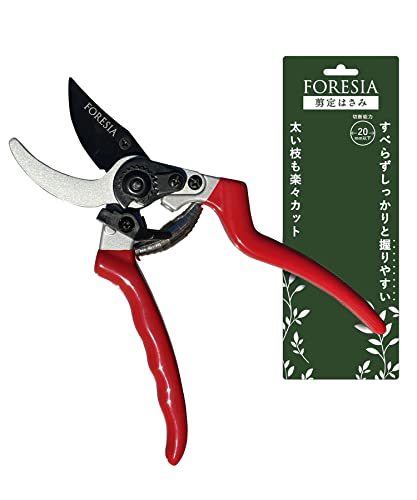 FORESIA 剪定ばさみ（銀＋赤色）の商品画像