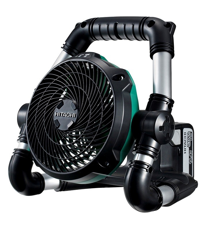 HiKOKI (ハイコーキ) コードレスファン 18V 型番 UF18DSDL 充電器と18V