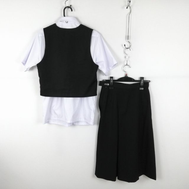  the best skirt ribbon top and bottom 4 point set winter thing woman school uniform middle . high school black uniform used rank C NA2951