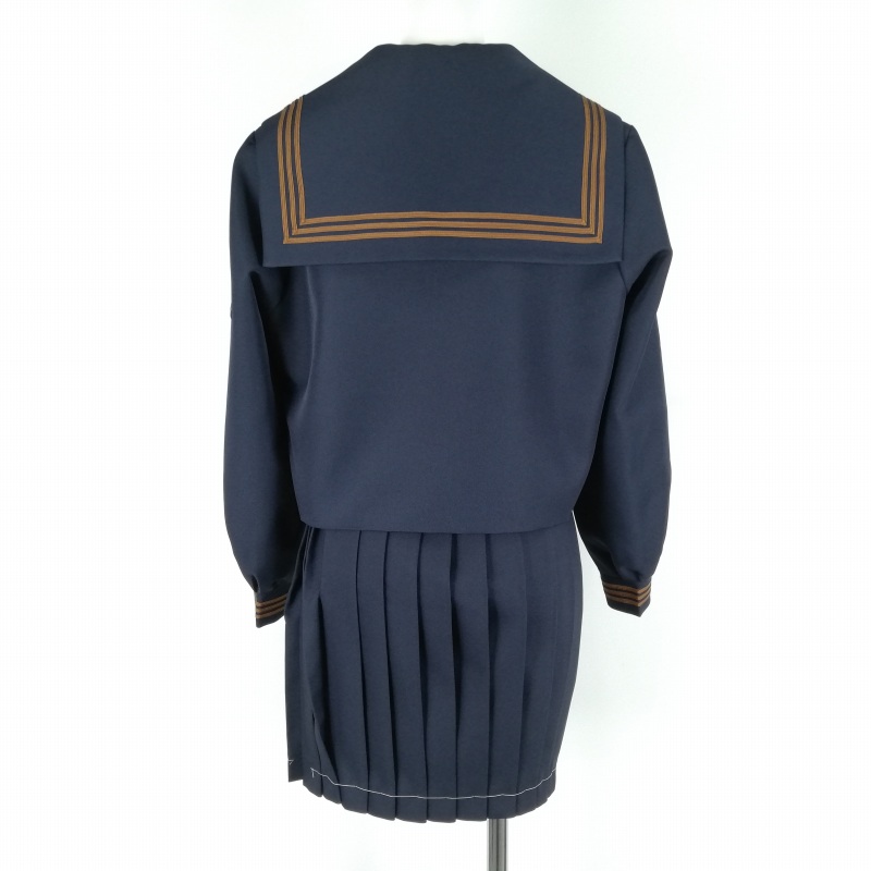  Kanto international high school uniform large size winter sailor suit skirt top and bottom set [ replica TAM]TAM-17-B