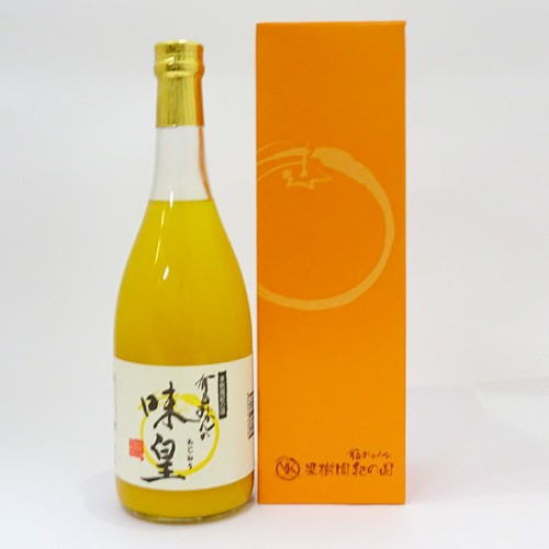 果樹園紀の国 有田みかんの味皇 瓶 720ml×1 フルーツジュースの商品画像