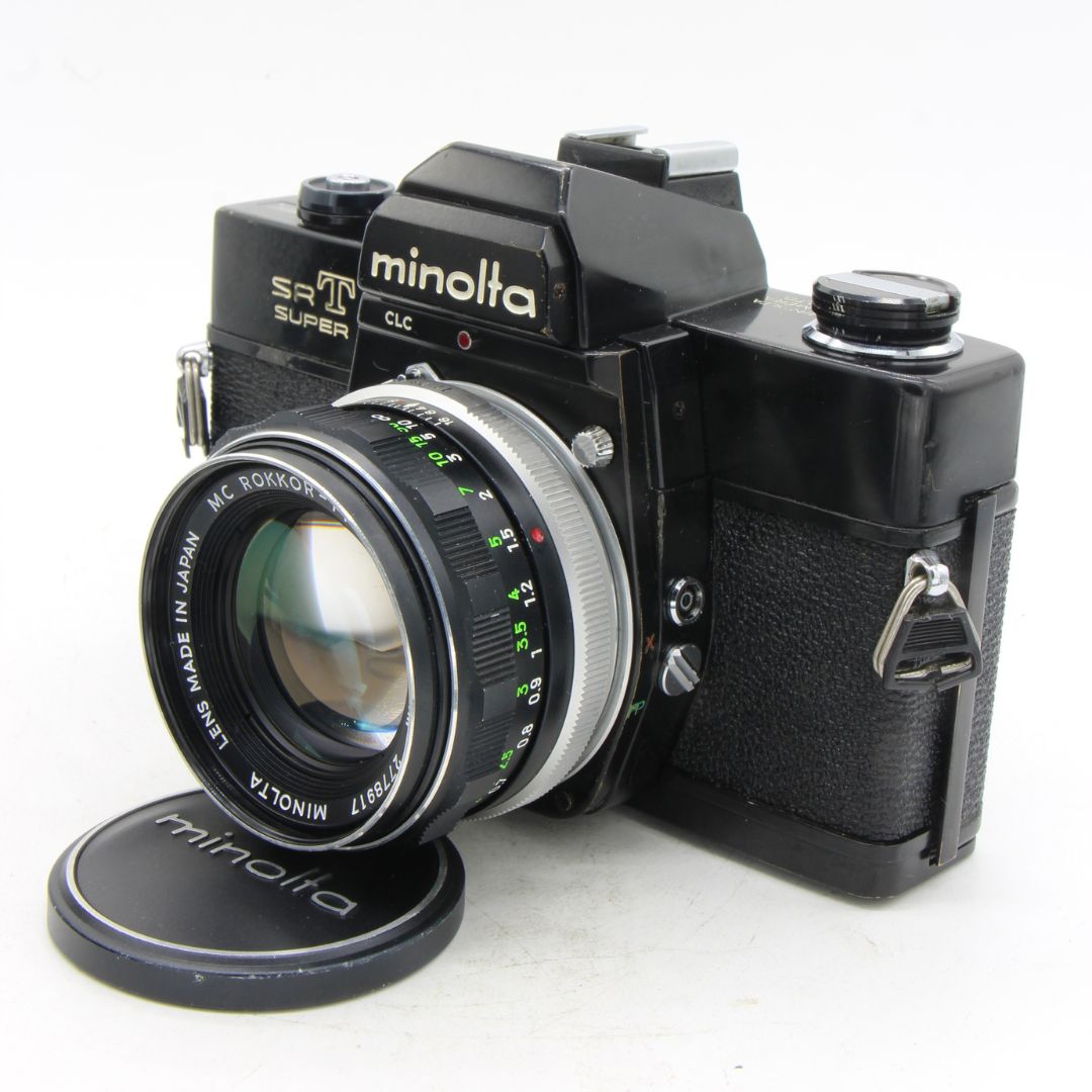 Minolta SRT Super black + 55mm f1.7 service completed 