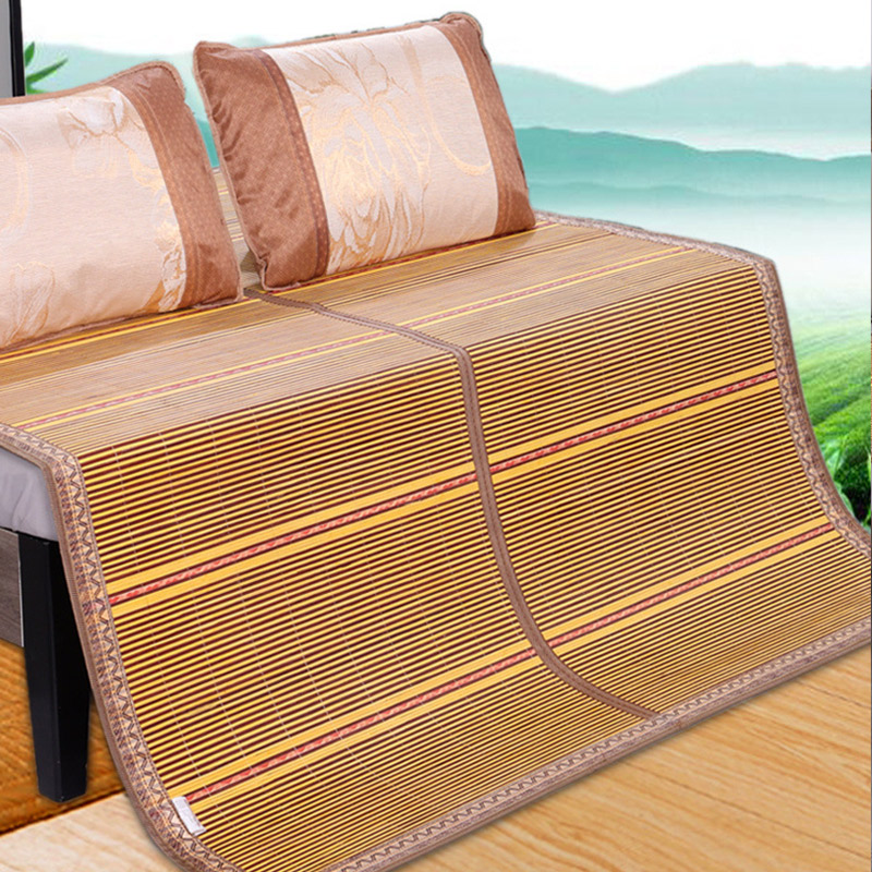 ... seat bed pad cold sensation bamboo mat .. sheet cool contact cold sensation . seat comfortable lie down on the floor seat sleeping comfort good cold sensation sheet folding type 