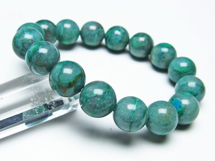 フェニックスストーン （クリソコラ） ブレスレット 13mm 一点物