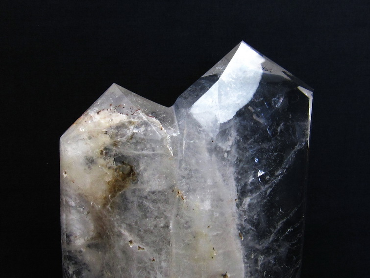 信頼 1 4kg 水晶 152 1392 一点物 送料無料 台座付属 ダブルポイント 六角柱 占い 開運 Baskincoffee Vicom Corp Com