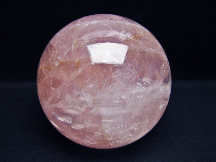 58%OFF!】【58%OFF!】3.5Kg ローズクォーツ 丸玉 スフィア 136mm 一点