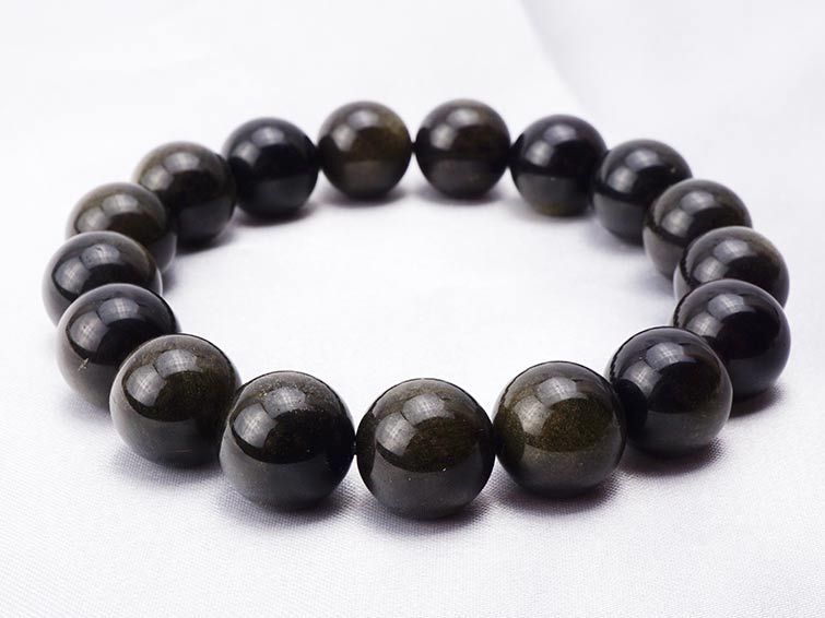 オブシディアン  ブレスレット 