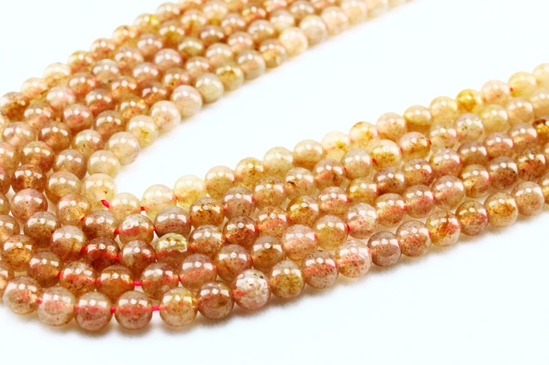 ストロベリークォーツ 苺水晶  一連 