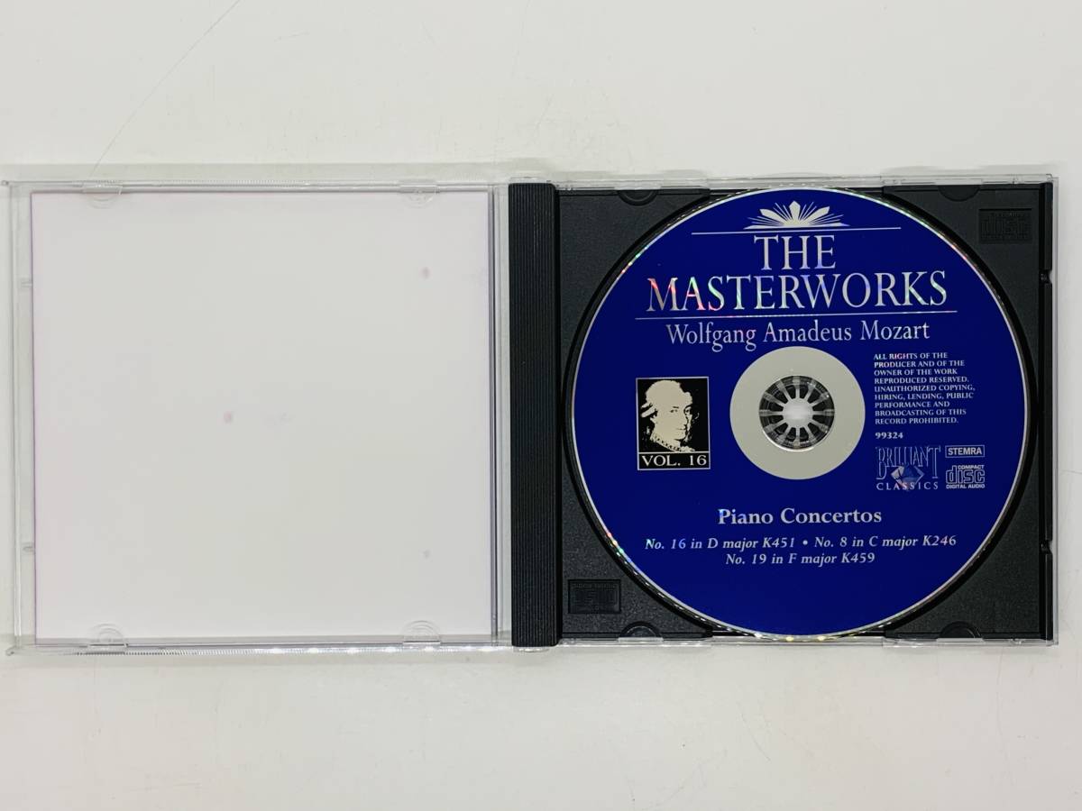  быстрое решение CD THE MASTERWORKS Vol.16 Piano concertos Nos.16 8 19 / фортепьяно концерт / Derek Han piano Z26