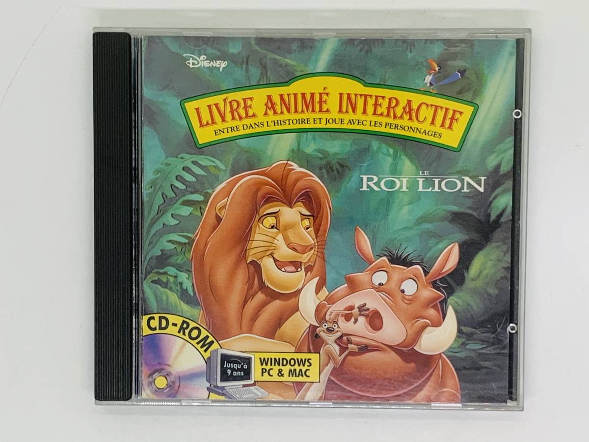  prompt decision CD-ROM ROI LION / Livre Anime Interactif /la- person gZ29