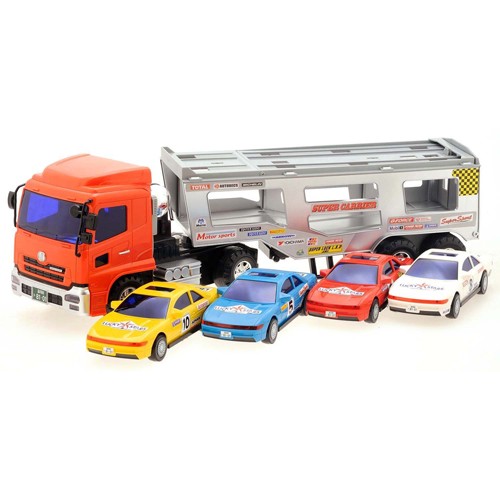 トイコー Quonスーパーキャリアカー 乗り物、ミニチュア - 最安値