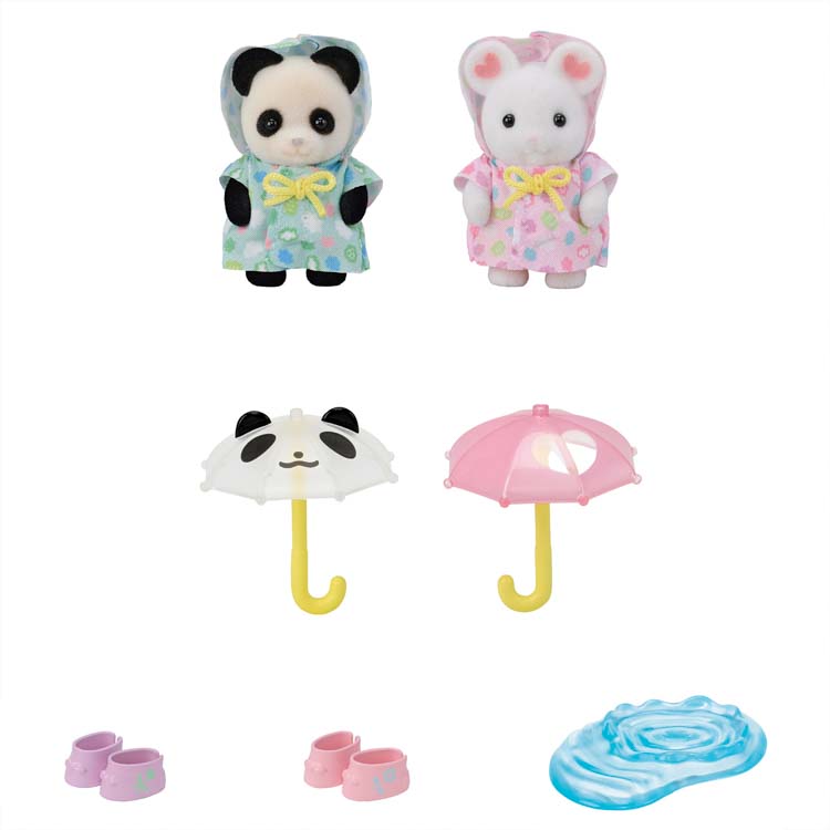  Sylvanian Families Nakayoshi baby set - rain ..-[CP-KS] S-74