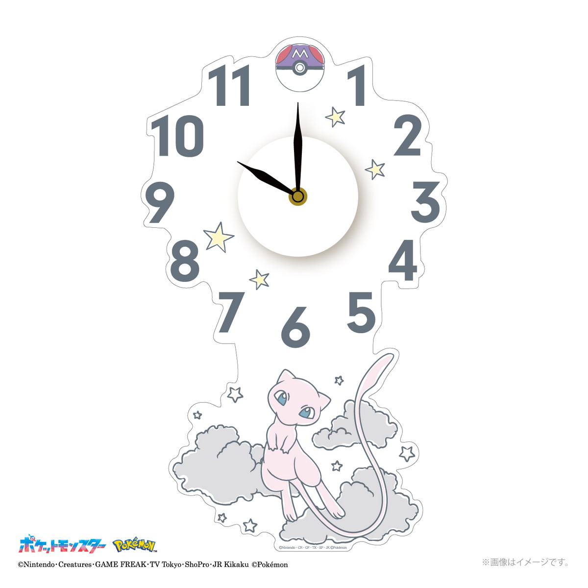  wall sticker Pokemon wall Crocs te car clock Pocket Monster Pokemon wall clock stick clock Orient case character child part shop 