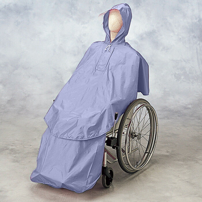  Osaka enzeru care rain ( separate type ) blue wheelchair for raincoat [ Manufacturers send away for ][ order after cancel un- possible ]