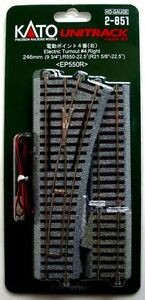 KATO HOゲージ 電動ポイント4番（右） 2-851