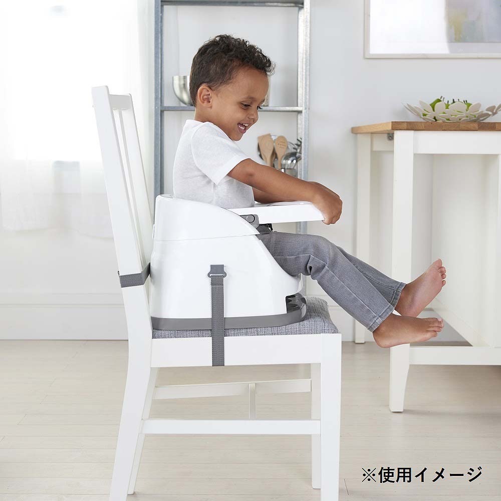Ingenuity( in jenyuiti) baby основа 2in1s rate серый [ универсальный бустер сиденье low стул . еда стул специальный поддон для хранения имеется 