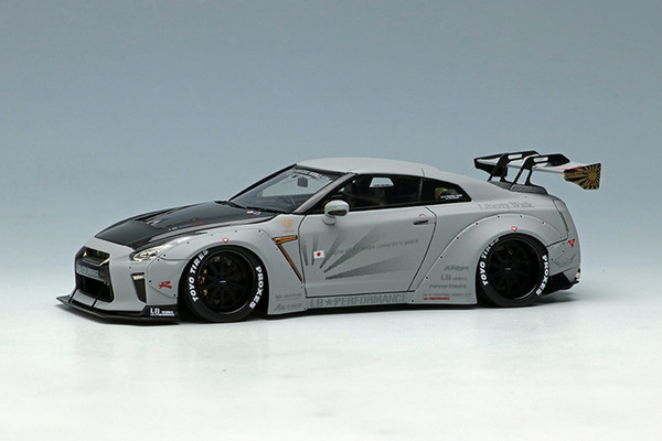 MAKE UP LB WORKS GT-R Type 1.5 2017 マットグレー （1/43スケール