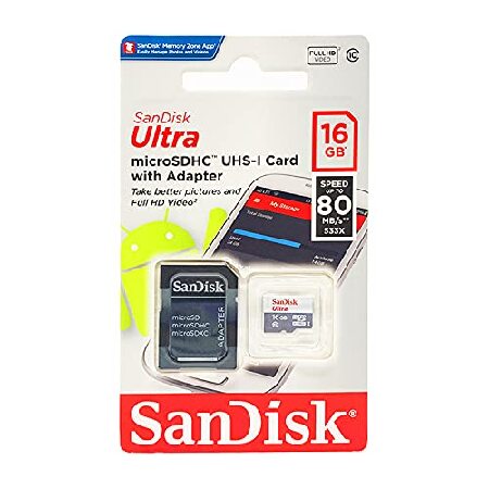 SanDisk Ultra SDSQUNC-016G-GN6MA （16GB） MicroSDメモリーカードの商品画像
