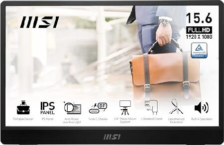 モバイルモニター MSI PRO MP161 E2 15.6インチ フルHD 60Hz 4ms IPS
