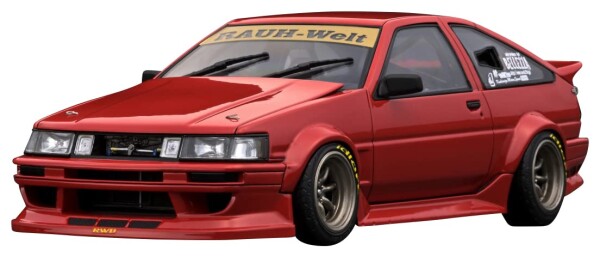 RWB AE86 Red （1/18スケール レジン IG2611） おもちゃのミニカーの商品画像