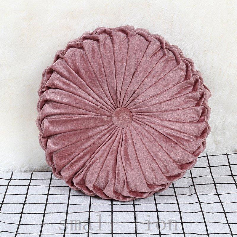  shipping cushion round cushion floor cushion round zabuton round shape lovely pleat bell bed velour circle circle . cushion Northern Europe low repulsion 